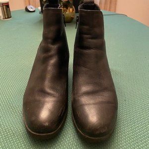 Black Spring Step Ankle Boots